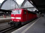 181 209-8 steht am 03.03.13 in Frankfurt am Main Hbf mit einen IC