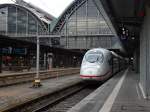 Velaro D (407) als ICE 912 von Frankfurt Hauptbahnhof nach Köln Hauptbahnhof auf Gleis 19 am 27.01.2015