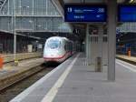 Velaro D in Frankfurt am Main Hbf am 9. Januar 2016. Der Rest ist der Anzeige zu entnehmen.  