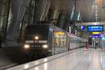 101 141-0  Bahn-Azubis gegen Hass und Gewalt  mit EN 421 Kln Hbf - Wien-Westbahnhof in Frankfurt-Flughafen Fernbf.