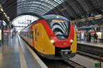 HLB (Hessische Landesbahn) Alstom Coradia Continental ET152 am 15.12.18 in Frankfurt am Main Hbf 