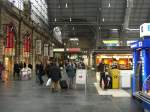 Bahnhofshalle in Frankfurt (Main) Hbf mit Blickrichtung Sd. 28.01.08