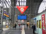 Am 28.01.08 hatte die Anzeige im sdlichen Teil des Frankfurter Hauptbahnhofes wohl einen  Schaden .