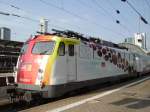 Die Science Zug BR 110 in Frankfurt Hbf am 26.04.09