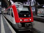 Ein VIAS/Odenwaldbahn Itino (BR 615) steht am 03.03.13 in Frankfurt am Main Hbf 