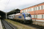 PKP IC 5 370 007 wurde während des Halts im Bahnhof Frankfurt (Oder) fotografiert.