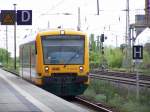 Bahnhof Frankfurt/oder fhrt die OE 36 von Berlin Schneweide ein  Aufgenommen am 4 Mai 2008  