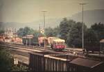 15.Juli 1992 WEG Vt  beim rangieren Bahnhof Gaildorf/West