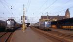 In den 1980er Jahren war der Bahnhof Gießen noch fotogen, inzwischen ist er  Einheitsmodernisiert .