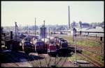 Am 3.10.1990 war das Bahnbetriebswerk Gotha noch prall mit Reichsbahn Lokomotiven gefüllt.