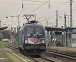 WLC 182 509  Europa ohne Grenzen  als Tfzf 92680 von Passau Hbf nach Cottbus, am 30.07.2014 in Großkorbetha.