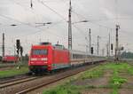 DB 101 065-1 mit dem IC 2154 von Leipzig Hbf nach Wiesbaden Hbf, am 30.07.2014 in Großkorbetha.