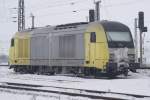 ER 20-002 steht abgestellt im Rangierbahnhof Grokorbetha,30.12.2010