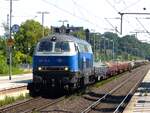 EGP 225 030 mit Alt-Schotter-Zug in Hämelerwald, 30.07.2024