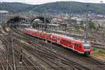 612 539 DB bei der Ausfahrt in Hagen Hbf, Juni 2015.