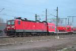 143 903 der S-Bahn Mitteldeutschland (DB Regio Südost) als S 37745 (S7) von Halle-Nietleben erreicht ihren Endbahnhof Halle(Saale)Hbf Gl. 13a. [2.12.2017 | 15:43 Uhr]