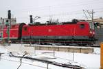 143 002-4 der S-Bahn Mitteldeutschland (DB Regio Südost) als S 37740 (S7) nach Halle-Nietleben verlässt ihren Startbahnhof Halle(Saale)Hbf Gl.