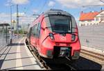 1442 602 (Bombardier Talent 2) der S-Bahn Mitteldeutschland (DB Regio Südost) als S 37738 (S7) nach Halle-Nietleben steht in ihrem Startbahnhof Halle(Saale)Hbf Gl. 13a. [1.5.2018 | 14:19 Uhr]