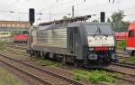 189 150 stand am 31.07.11 im Vorfeld des Hbf Halle(S). Fotografiert vom Bahnsteig aus.