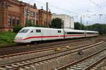 401 586-3 (Tz 186  Chur ) als ICE 1279 (Linie 20) von Hamburg-Altona nach Zürich HB fährt in den Hamburger Hauptbahnhof ein.