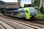 BR 1430; ET 6.02 (Stadler Flirt 160) der Nordbahn Eisenbahngesellschaft als verspätete NBE75528 (RB61) nach Itzehoe verlässt ihren Startbahnhof Hamburg Hbf.