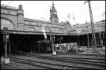 Ein Teil Der Aussenansicht Des 1906 Erffneten Hamburger Hbf.Schade Das Die Dampflok Aus Der Halle Nicht Weiter Rausfuhr.