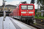 D-DB 112 105-2 rangierte am 02.08.24 mit ihrem Zug durch den Hamburger Hbf (AH) in die  Abstellung.