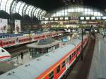 Blick in den Hamurger Hauptbahnhof