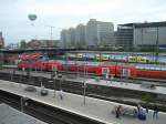 Hamburg-Hauptbahnhof, sdliche Aus-/Einfahrt am 11.5.2010