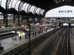 Blick in die Halle des Hamburger Hbf.