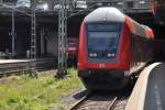 HAMBURG, 03.06.2011, Regional-Express nach Kiel Hbf im Hauptbahnhof