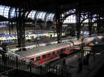 Der Hamburger Hauptbahnhof innen 