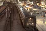 Kein Modellbahnbild: DSB IC 3 5088 nach der abendlichen Ankunft aus Aarhus in Hamburg Hbf Gleis 6.