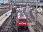 112 154-0 mit RE nach Lbeck in Hamburg Hbf am 04.02.2013