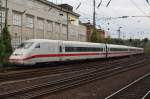 Hier 808 021-0  Lbbenau/Spreewald  als ICE681 von Hamburg-Altona nach Mnchen Hbf., bei der Einfahrt am 4.10.2013 in Hamburg Hbf.