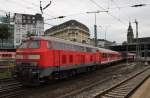 Hier 218 330-9 mit RE21494 von Hamburg Hbf.