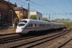 Hier 411 062-3  Vaihingen an der Enz  als ICE2900 als Erstazzug für ICE886 von München Hbf.