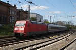 101 007-3 verlässt mit IC2310 von Frankfurt(Main) Hbf.