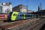 1429 506-7 wird die eben aus Itzehoe gekommene RB61 ab Hamburg Hbf.