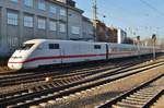 402 007-9  Stendal  erreicht am 28.1.2017 als ICE587 von Hamburg-Altona nach München Hauptbahnhof den Hamburger Hauptbahnhof.