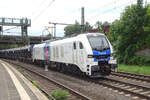 Euro Dual 2159 224 der Erfurter Heavy Haul Power International - kurz HHPI - durchfährt den Bahnhof Hamburg Harburg. 19.08.2021
