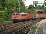 155 140-7 ist mit einen ganzzug am 27.08.13 durch hh-harburg gefahren