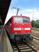 DB Regio 111 190-5 am 18.08.17 in Hanau Hbf 