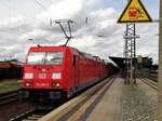 DB Cargo 185 208-6 und 152 xxx-x am 18.08.17 in Hanau Hbf