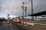 HLB Alstom Coradia Continental ET156 am 22.12.18 in Hanau Hbf 