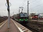 ELL/TX Logistik Siemens Vectron 193 265 mit KLV in Hanau Hbf am 02.04.17