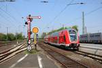 DB Regio Bombardier Twindexx 445 043 als RE55 nach Bamberg am 21.04.18 in Hanau Hbf