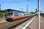 Hectorrail Siemens Taurus 242.517 (182 517-8) mit dem FLX1818 am 30.06.18 in Hanau Hbf