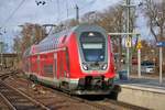 DB Regio Bombardier Twindexx 445 057 als RE55 nach Bamberg am 09.02.19 in Hanau Hbf