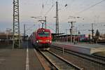 DB Cargo 193 314-2 am 02.03.19 in Hanau Hbf mit einen KLV Zug